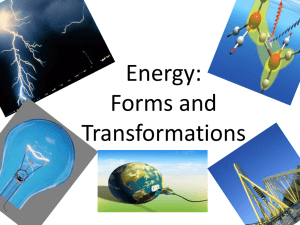 Energy: NONRENEWABLE AND RENEWABLE RESOURCES