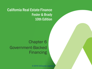 California Real Estate Finance, 10e - PowerPoint