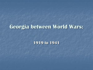 Georgia between World Wars
