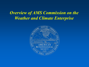 What's New with the American Meteorological Society