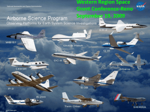 Airborne Science Program - National Council of NASA Space Grant