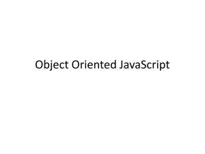 ObjectOrientedJavaScript