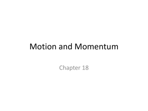 Motion and Momentum notes
