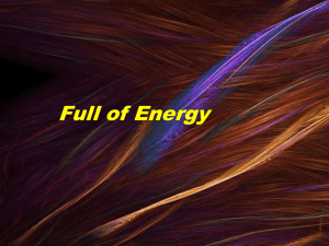 Energy Types and Forms