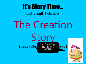 Greek god creation story and family tree 2011