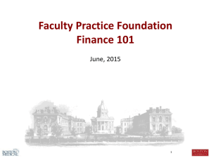 Finance 101 - Boston University Medical Campus