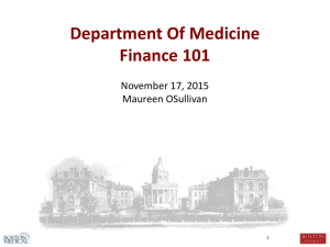 Income Statement - Boston University Medical Campus