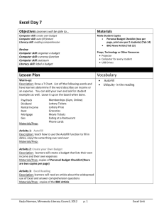 Excel Reading - Minnesota Literacy Council