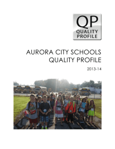 Quality Profile - Aurora City School District