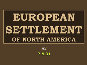 02 European Settlement