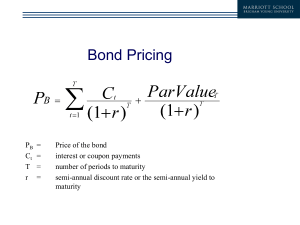 Bond Pricing - BYU Marriott School