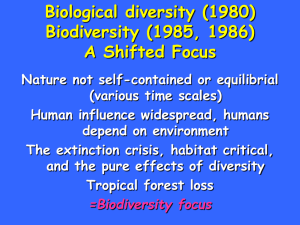 Biodiversity