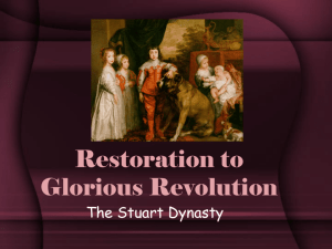 Restoration to Glorious Revolution