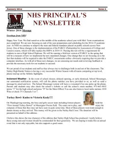 Winter Newsletter 2013-2014