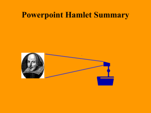 Powerpoint Hamlet Summary