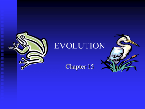 PowerPoint Presentation - EVOLUTION