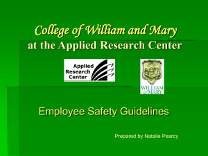 College of William and Mary at the Applied