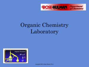 Organic Chemistry Laboratory - Rose