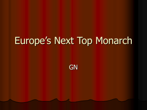 Europe's Next Top Monarch