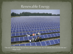 Renewable Resources Slideshow