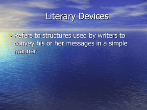 Literary DevicesPlot