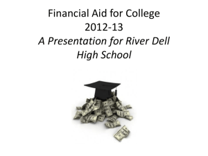 A Presentation for River Dell High School