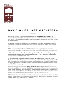 David White bio - davidwhitejazz.com