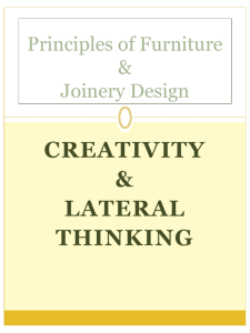 1 Creativity & Lateral Thinking