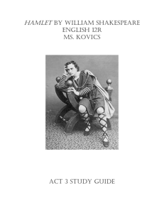 Act 3 Study Guide