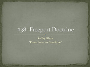 Freeport Doctrine