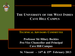 cave hill campus biennial estimates 2013/2014 and 2014/2015