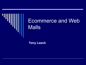Ecommerce and Web Malls