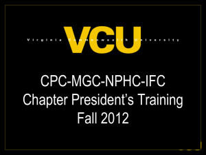 Chapter President*s Training