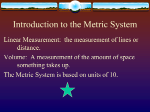 Metric System Notes metric_system_notes