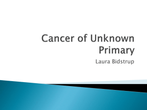 Cancer of Unknown Primary - Oncology Clinics Victoria