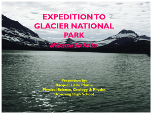 Expedition to Glacier National Park