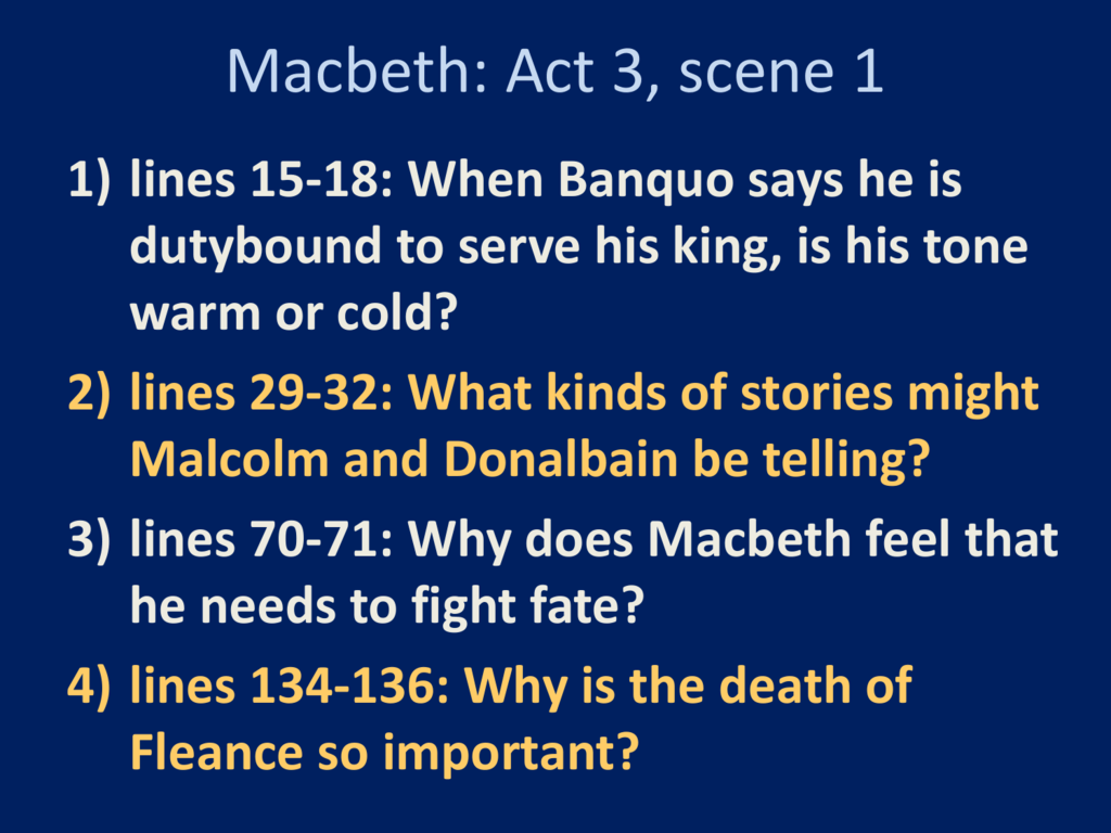 macbeth act 3 scene 1