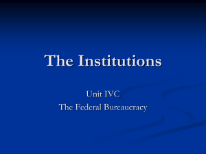 The Institutions