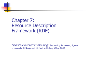 Chapter 7: Resource Description Framework
