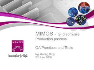 MIMOS - Ming - Open Grid Forum
