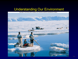 Understanding Our Environment - Mrs. Gradel's AP Environmental
