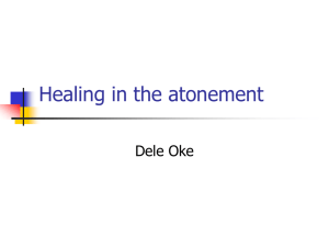 Healing in the atonement - The Living Word Library