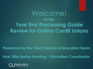 to the Year End Processing Guide Review for