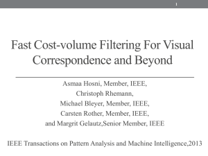 Fast Cost-Volume Filtering for Visual Correspondence and Beyond