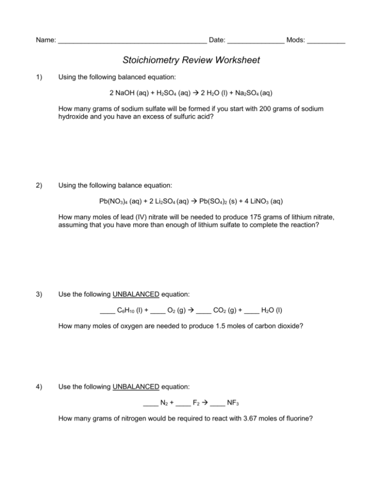 stoichiometry-practice-worksheet