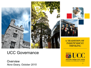 Governing Body - University College Cork