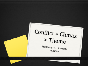 Conflict > Climax > Theme