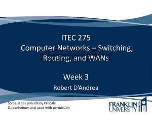 Week Three Network - Computing Sciences