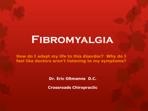 Presentation Slides: Fibromyalgia