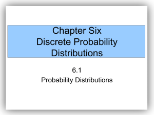 PPT Chapter Six Discrete Probability Distributions